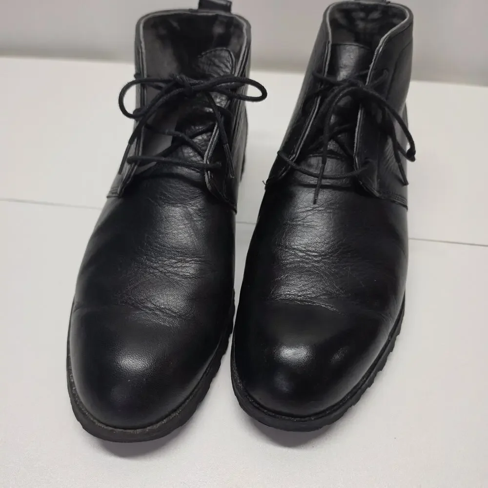 5.11 Tactical Men's Mission Ready Chukka Boots Black Leather Mens US 9.5 EU 43